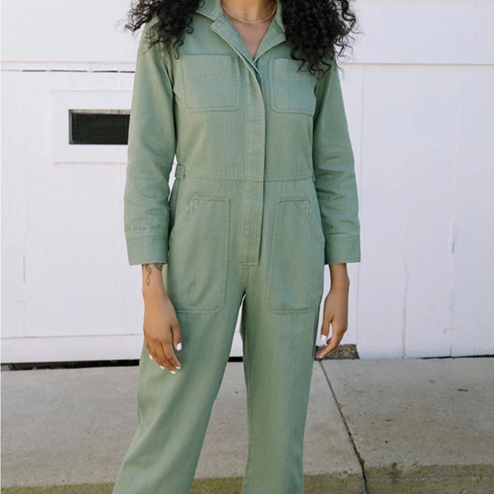 Tradlands Guide Utility Coverall in Avocado XS